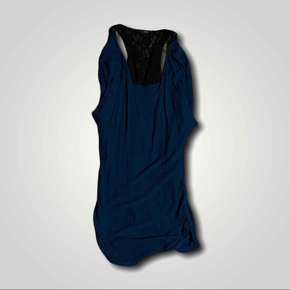 Blue Lace Torrid Tank Top Racerback